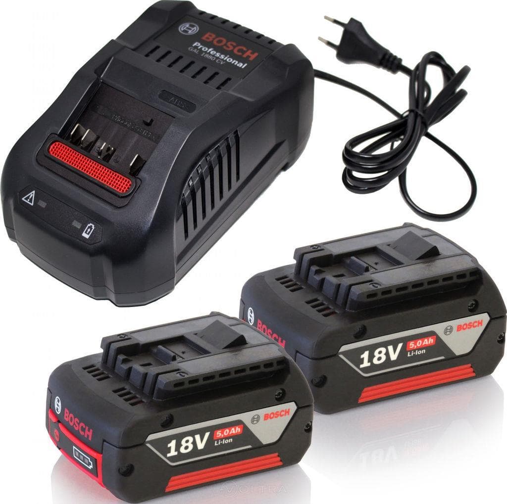 Bosch Стартовый набор GBA 18V 2x 5 Ah + GAL 1880 CV