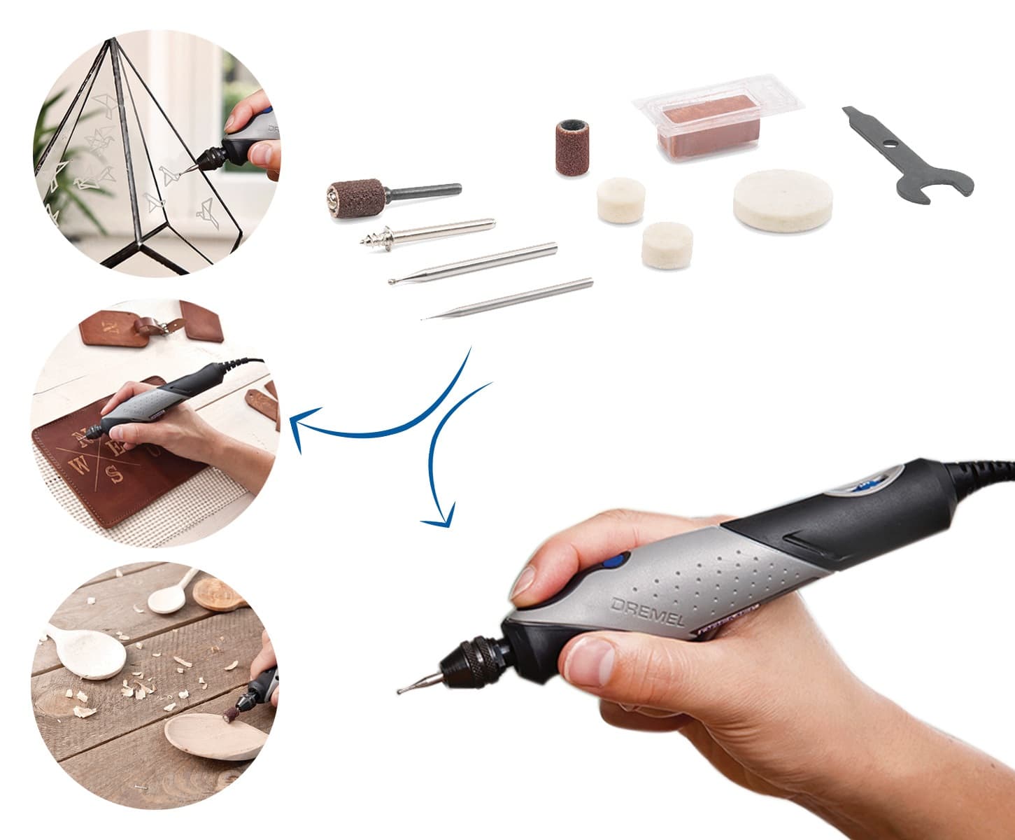 Dremel Stylo Граверный инструмент 15 Aksesuar