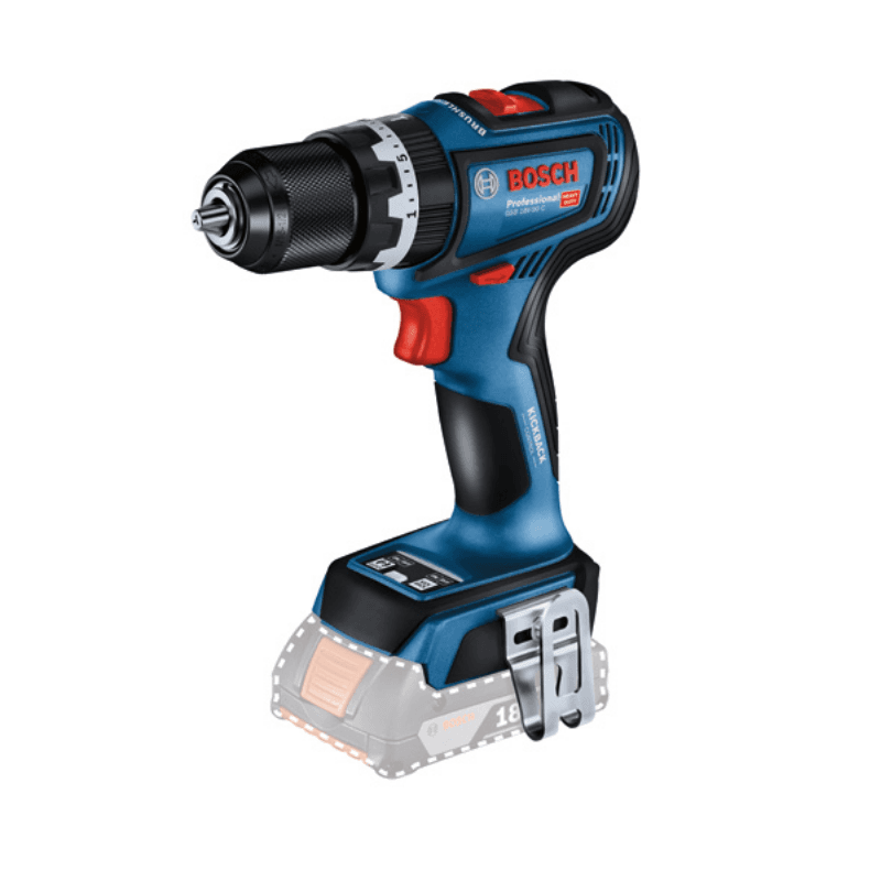 Bosch GSB 18V-90 C Аккумуляторная ударная дрель-шуруповёрт (без аккумулятора) 4