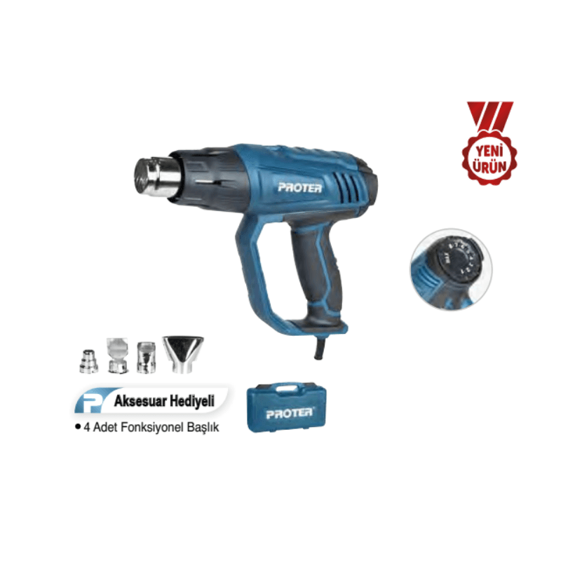 Proter Pr 2360 Строительный фен Пистолет 2000W