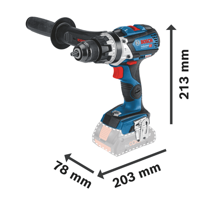 Bosch GSB 18V-110 C Аккумуляторная ударная дрель-шуруповёрт (без аккумулятора) 3