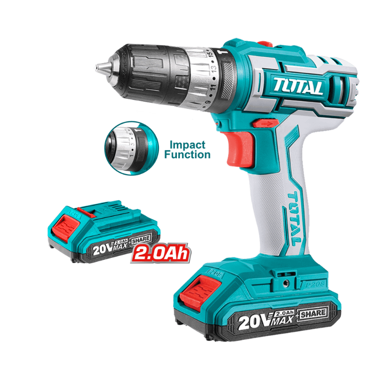 Total TIDLI200215 Аккумуляторная ударная дрель Li-Ion / TIDLI200215 3