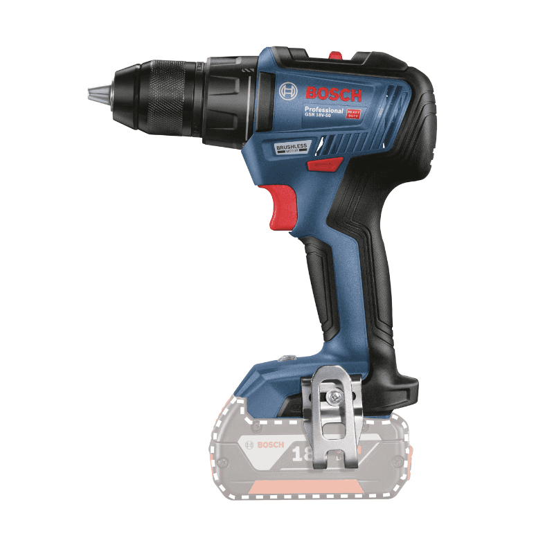 Bosch GSR 18V-50 Аккумуляторная дрель-шуруповёрт (без аккумулятора) 6